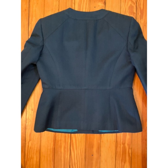 Anne Klein Suit & Skirt Set Blue Sz 10  Skirt Blazer Jacket - Picture 8 of 9